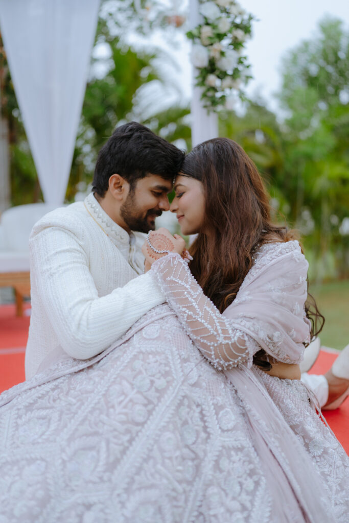 Best post-wedding photoshoot in Kannur Muzhappilangad Beach by Fog Media Pro photographers.